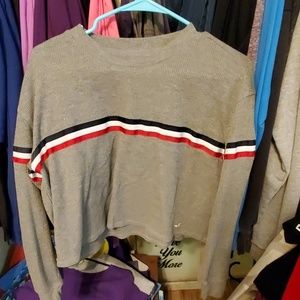 Hollister crop sweater